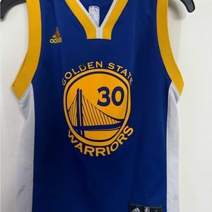 Steph Curry Adidas Jersey, Kids small, worn a bit